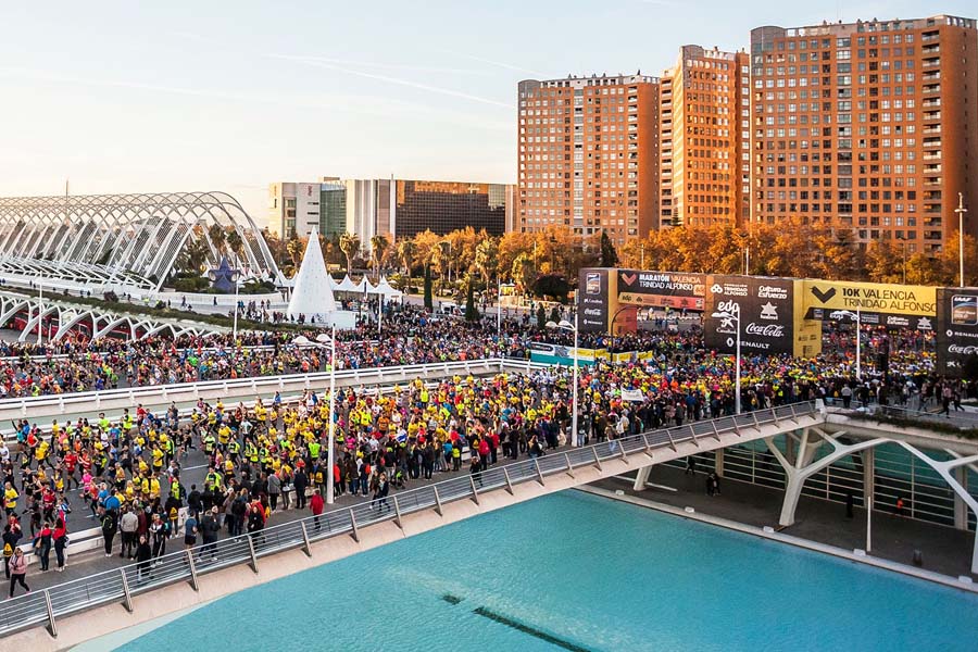 10k race in Valencia, together with the Valencia Marathon on the 1st December 2019.